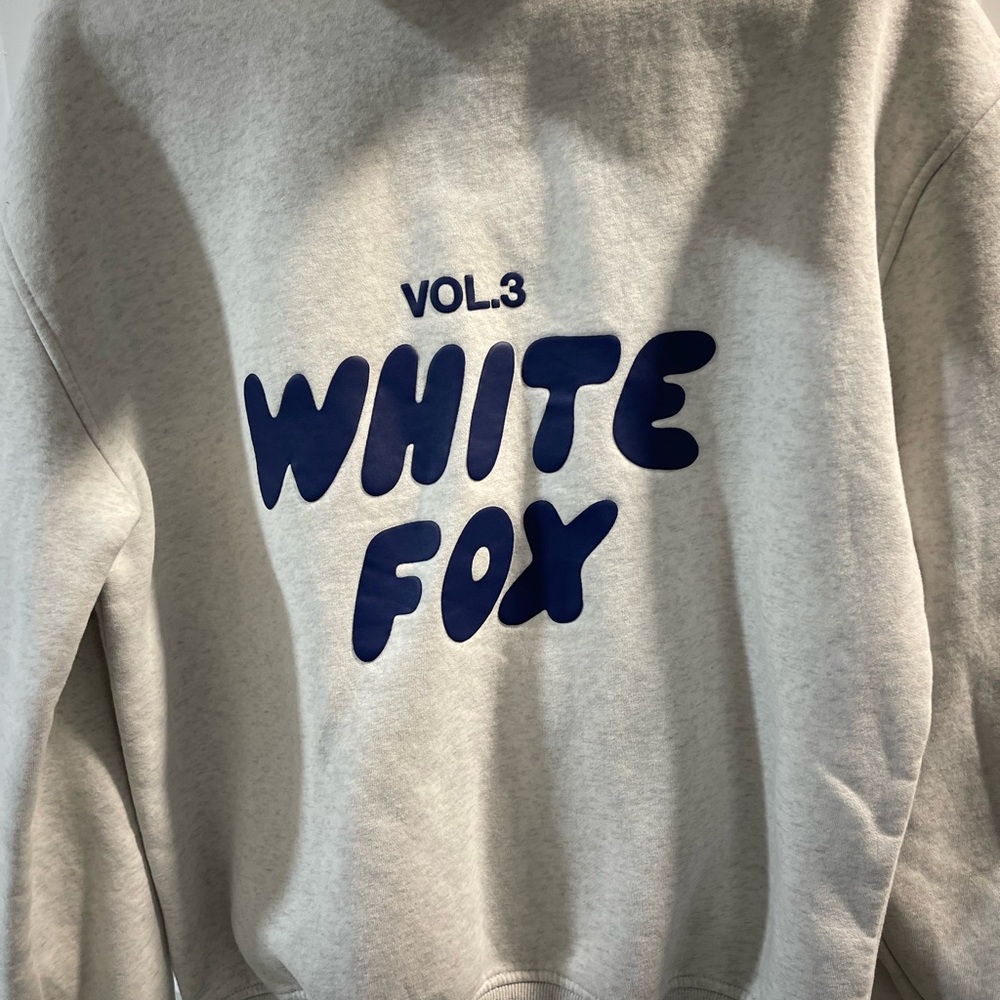 White Fox Boutique Cream Pullover Hoodie - Picture 5 of 9